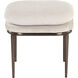 Koffi 17.75 inch Dark Bronze / Chacha Cream / Meg Taupe Stool